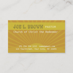 Carte De Visite Soleil méditatif spirituel moderne