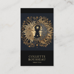 Carte De Visite Soleil noir céleste
