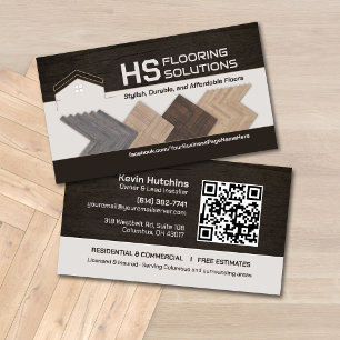 Carte De Visite Solutions de revêtement de sol Parquets en bois
