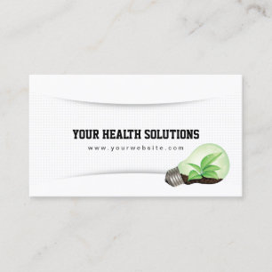 Carte De Visite Solutions de santé nutritionnelle Biotechnologie 