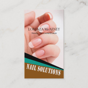 Carte De Visite Solutions pour ongles - Manicure Pedicure Spa Tech