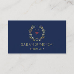 Carte De Visite Sommelier de Wreath Wreath