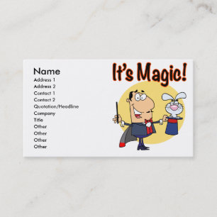 Carte De Visite son magicien idiot magique