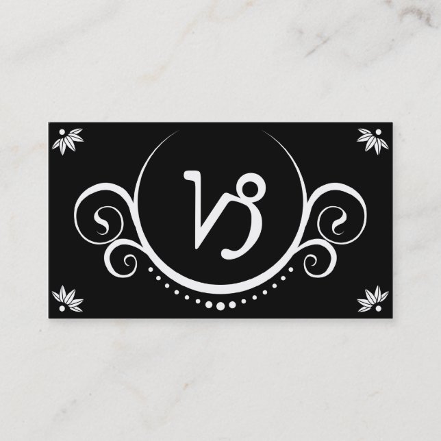 Carte De Visite sophistication capricorne (Devant)