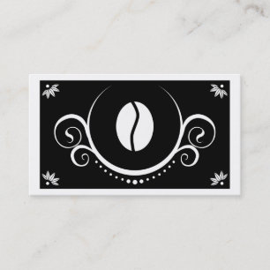 Carte De Visite sophistication des grains de café