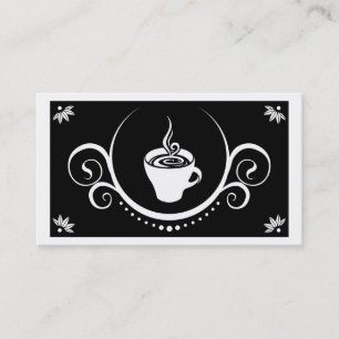 Carte De Visite sophistication des tasses à café