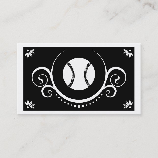 Carte De Visite sophistication du baseball (Devant)
