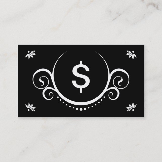 Carte De Visite sophistication financière (Devant)