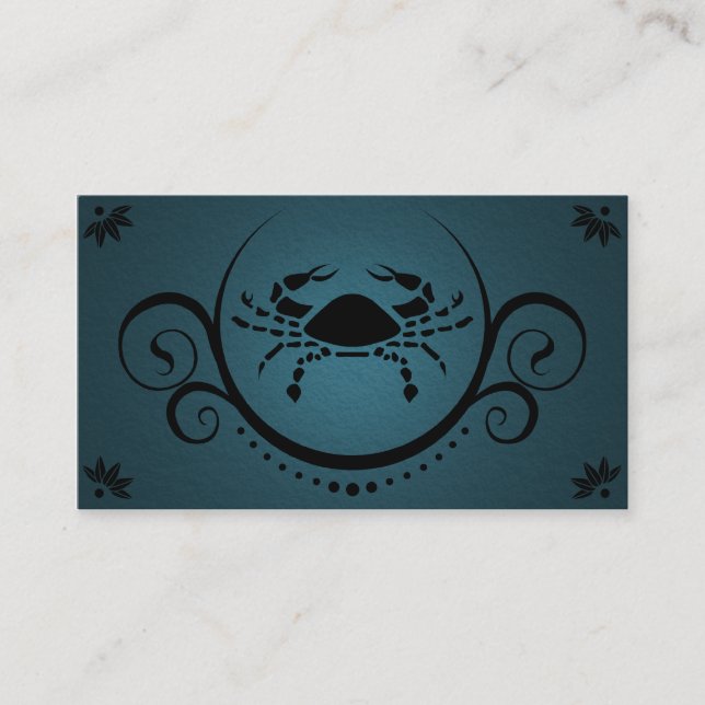 Carte De Visite sophistications de crabe (Devant)