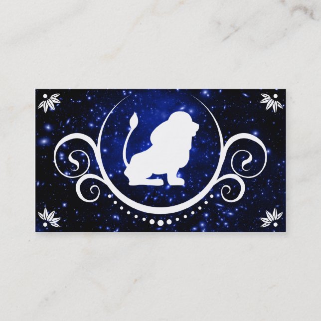 Carte De Visite sophistications de lion (Devant)