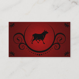 Carte De Visite sophistications de taureau