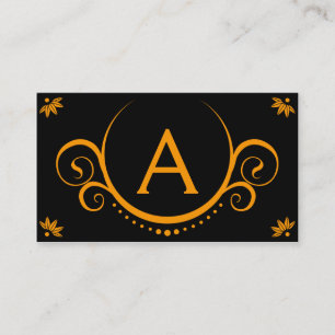 Carte De Visite sophistications oranges