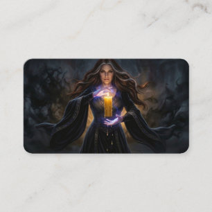 Carte De Visite Sorcier de la Marque-page de la bougie arcane