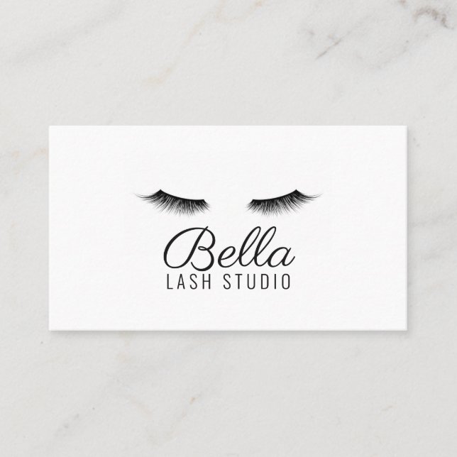 Carte De Visite Sourcils & Cils Microblading, Extensions de Cils (Devant)