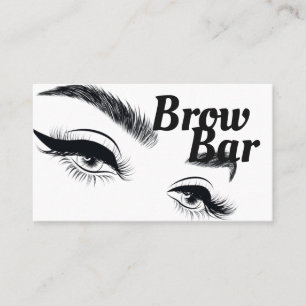 Carte De Visite Sourcils & Cils Microblading, Extensions de Cils