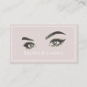 Carte De Visite Sourcils & Cils Microblading, Extensions de Cils