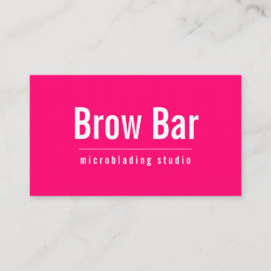 Carte De Visite Sourcils & Cils Microblading, Extensions de Cils
