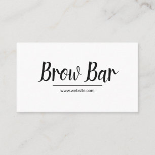 Carte De Visite Sourcils et cils Microblading, Extensions de cils