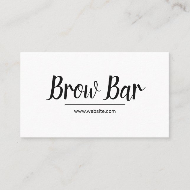 Carte De Visite Sourcils et cils Microblading, Extensions de cils  (Devant)