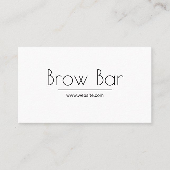 Carte De Visite Sourcils et cils Microblading, Extensions de cils  (Devant)