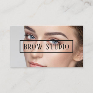 Carte De Visite Sourcils et cils ombrés