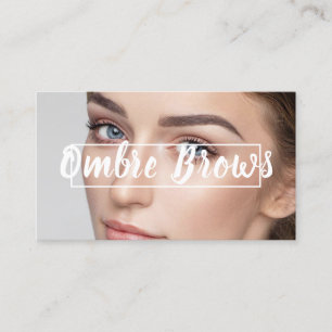 Carte De Visite Sourcils et cils ombrés