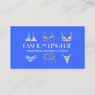 Carte De Visite Sous-vêtements de marine Boutique de filles Vêteme