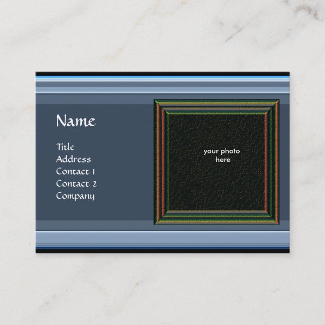 Carte De Visite SOUVENIR VIBRANT3 MONOGRAMME gemme rouge (Devant)