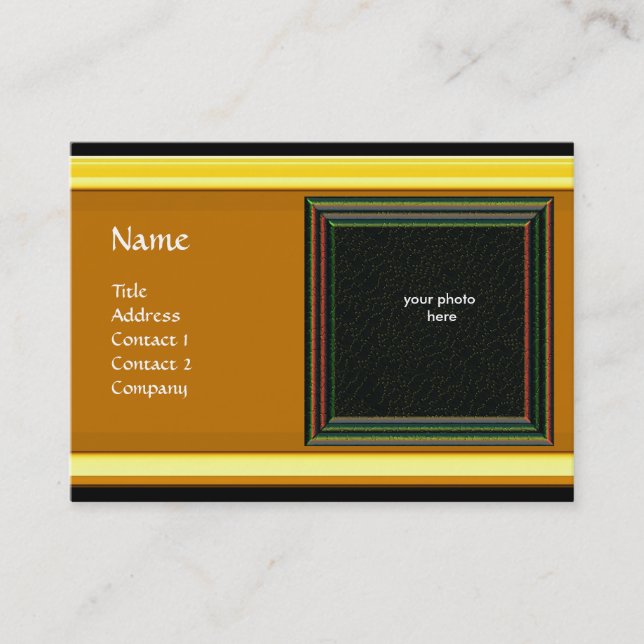 Carte De Visite SOVENIR VIBRANT2 MONOGRAMME bleu gem (Devant)