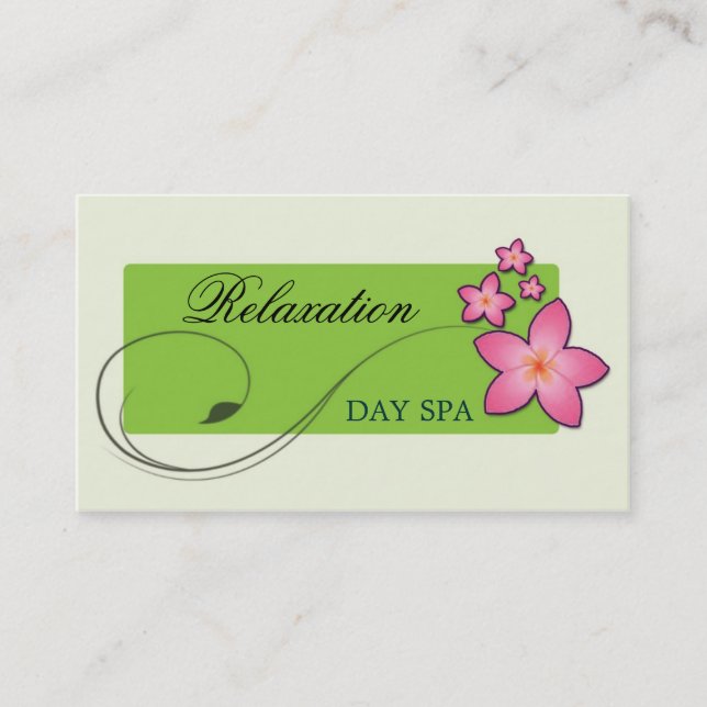 Carte de visite Spa (Devant)