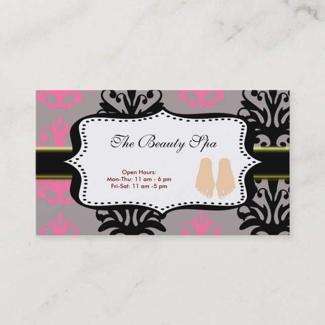 Carte De Visite Spa (Devant)