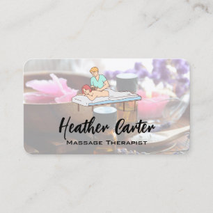 Carte De Visite Spa de massage   Santé 