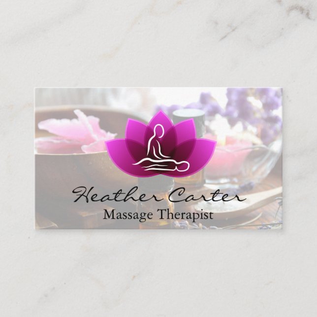 Carte De Visite Spa de santé | Centre de massage (Devant)