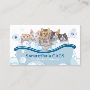 Carte De Visite Spa de soins pour animaux Salon assis Baignoire Gr