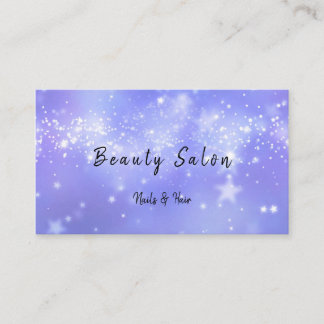 Carte de visite Space Blue Cosmic Stars