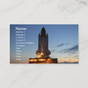 Carte De Visite Space Shuttle Discovery Lance NASA