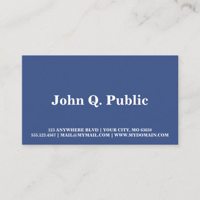 Carte De Visite Spacey St. Louis (Devant)