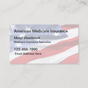 Carte De Visite Spécialiste américain de l'assurance Medicare