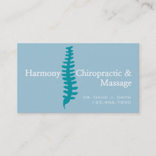 Carte De Visite Spécialiste Chiropraticien Santé Chiropratique