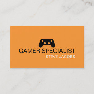 Carte De Visite Spécialiste de jeux vidéo Joueur
