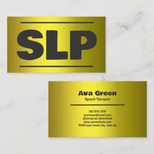 Carte De Visite Spécialiste de la parole SLP