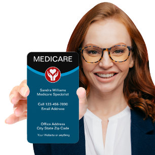 Carte De Visite Spécialiste de l'assurance maladie Medicare