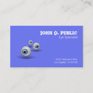 Carte De Visite Spécialiste de l'oeil
