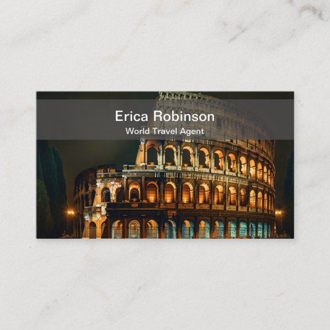 Carte De Visite Spécialiste des agents de voyage du monde (Devant)