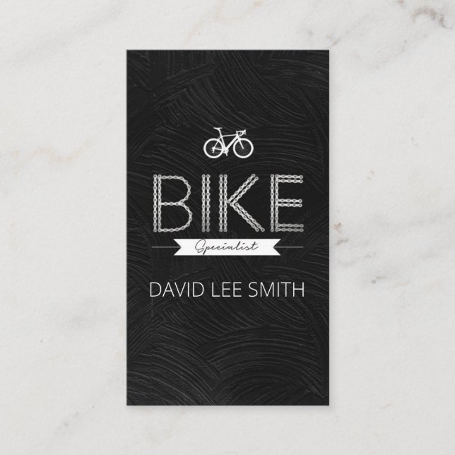 Carte De Visite Spécialiste du vélo (Devant)