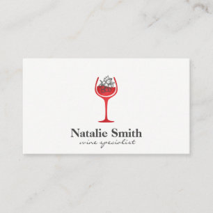 Carte De Visite Spécialiste du vin Vignoble