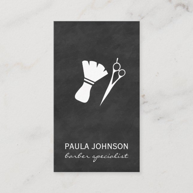 Carte De Visite Spécialiste en barbier (Devant)