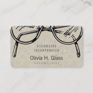 Carte De Visite Spectacles Eyewear Spectacles Speckle