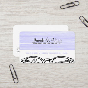 Carte De Visite Spectacles Vêtements Oeil Optométrie Vision Scratc