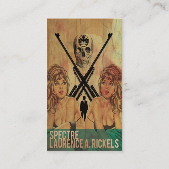 CARTE DE VISITE SPECTRE (Devant)